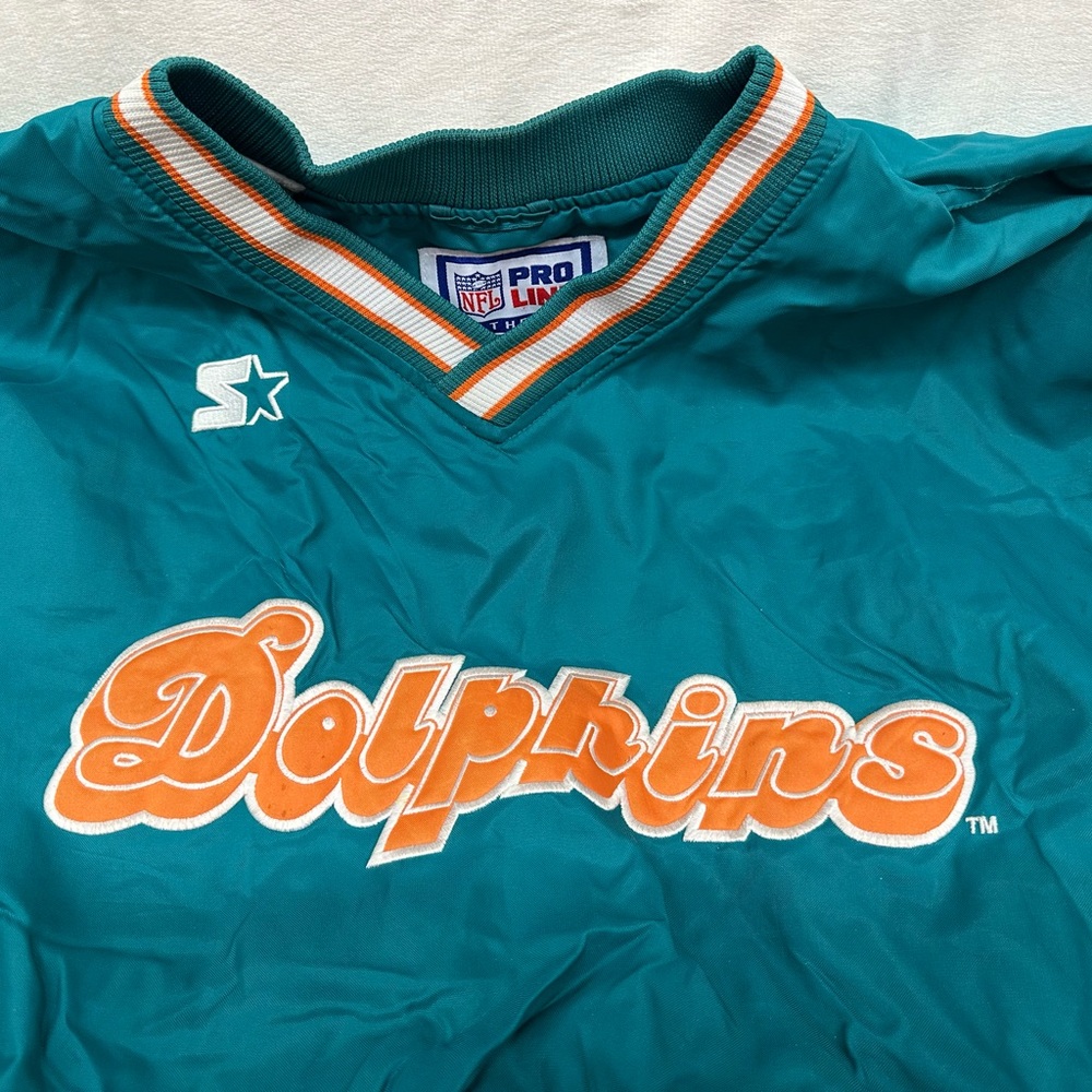 Vtg NFL ProLine Authentic dolphins Starter Jacket size XXL